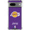 NBA Los Angeles Lakers Purple Primary Logo Google Pixel 7a Clear Case